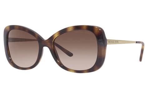 Michael Kors Eda MK 2043 Black Gold Frame Sunglasses 